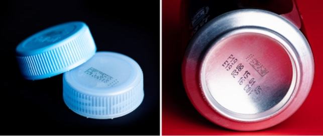Direct marking – serialised code applied directly to product packaging