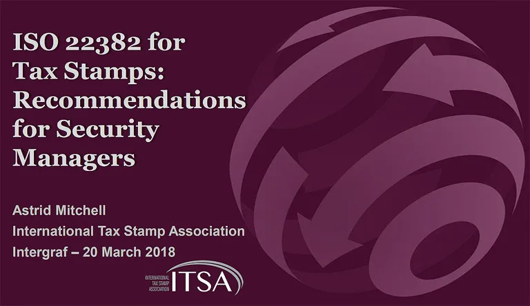 ISO 22382 for Tax Stamps: Recommendations for Security Managers